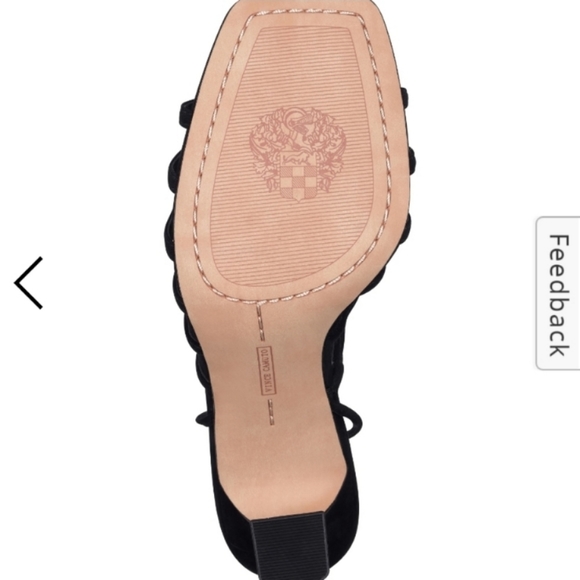 Vince Camuto Roselian Tie Up Sandal Black -5 - Picture 5 of 7